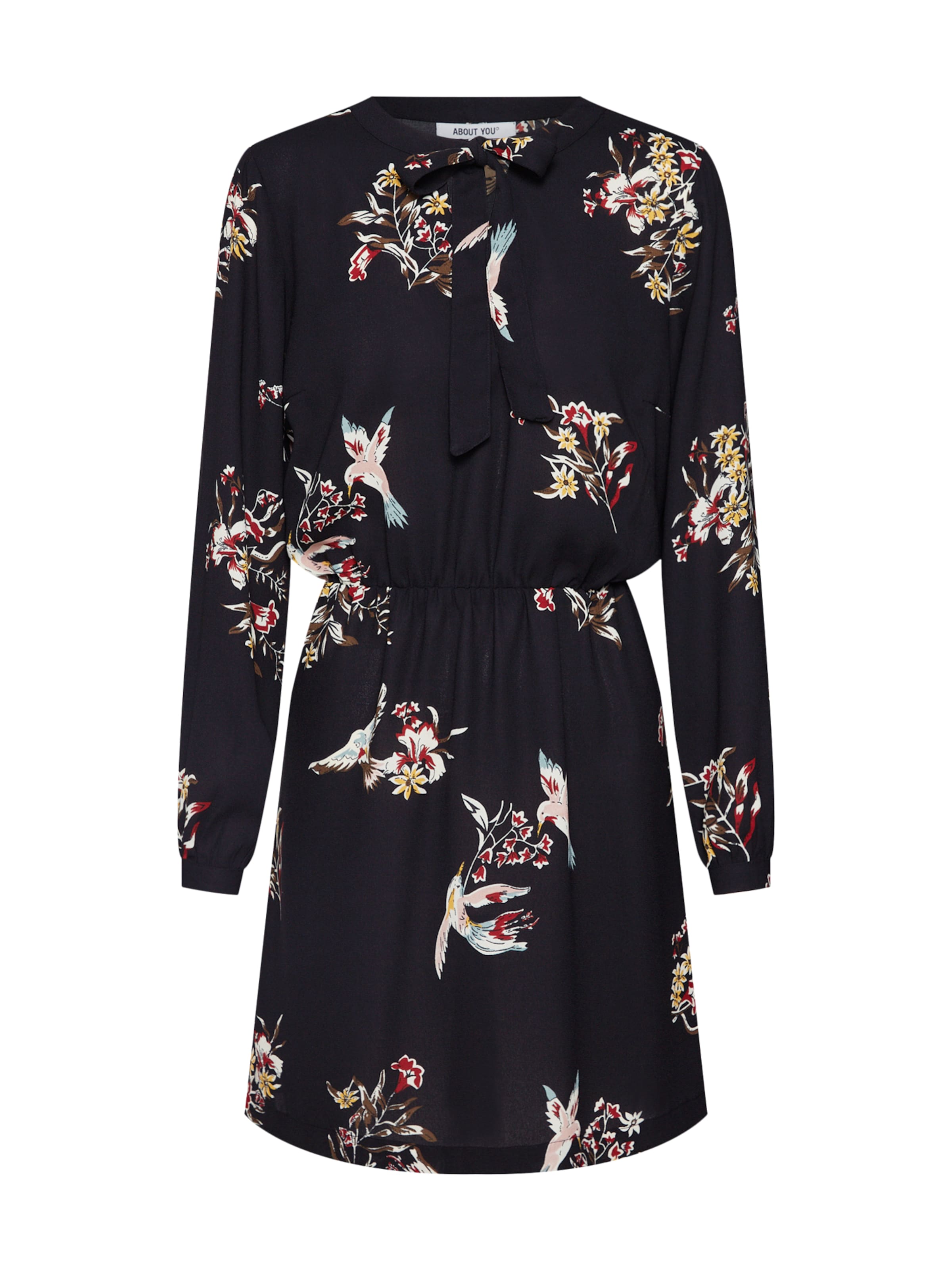 ABOUT YOU - Vestido camisero en negro: frente