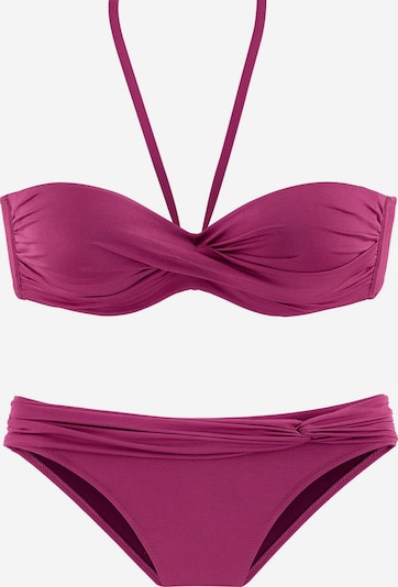 LASCANA Bikini 'Wire' en violet, Vue avec produit