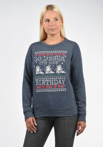 DESIRES Sweatshirt 'Christi' in Blue: front