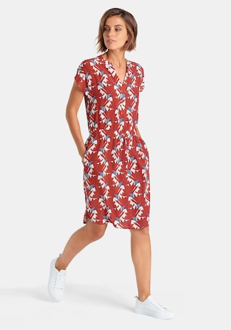 Peter Hahn Shirt Dress in Red