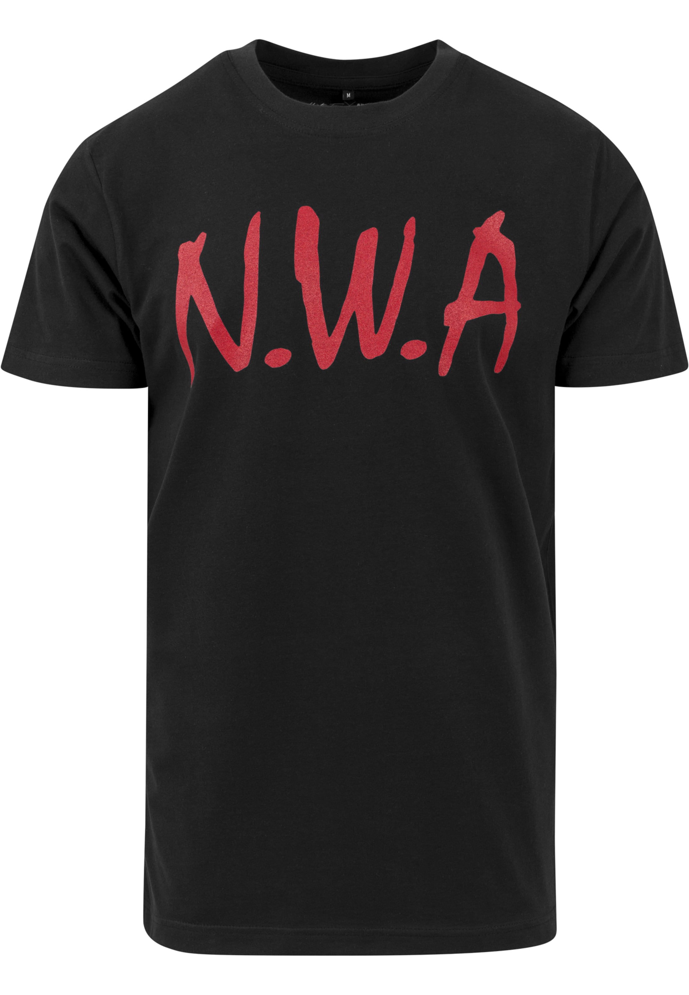 Mister Tee Shirt 'N.W.A' in Zwart: voorkant