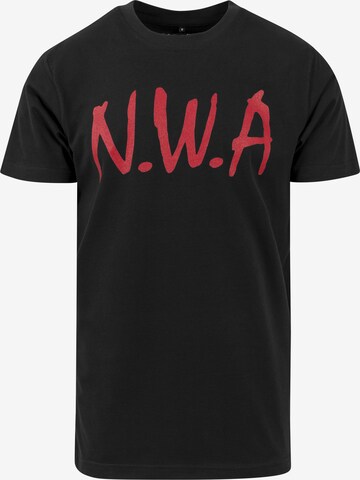 T-Shirt 'N.W.A' Mister Tee en noir : devant