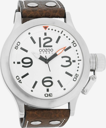 OOZOO Analog Watch 'OS038' in Brown: front