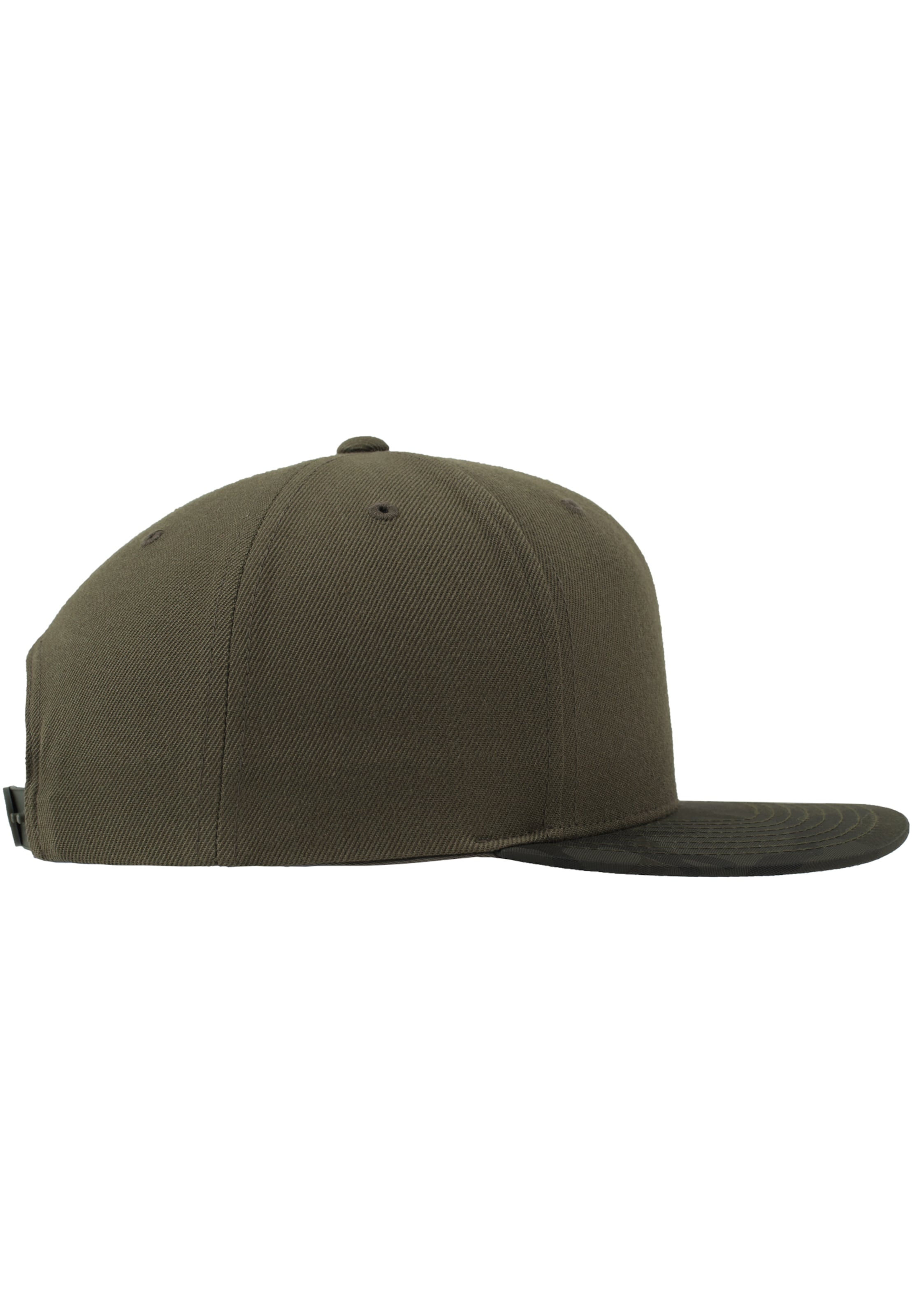 Flexfit Čiapka 'Camo Visor' - Zelená