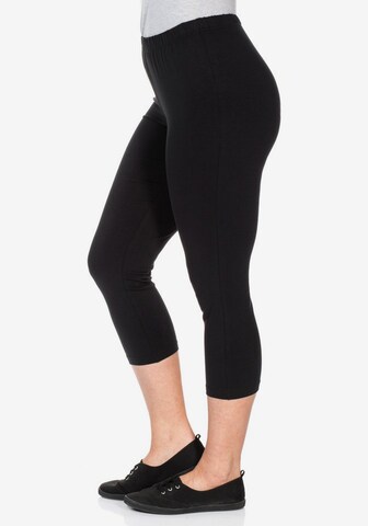 SHEEGO Skinny Leggings in Schwarz