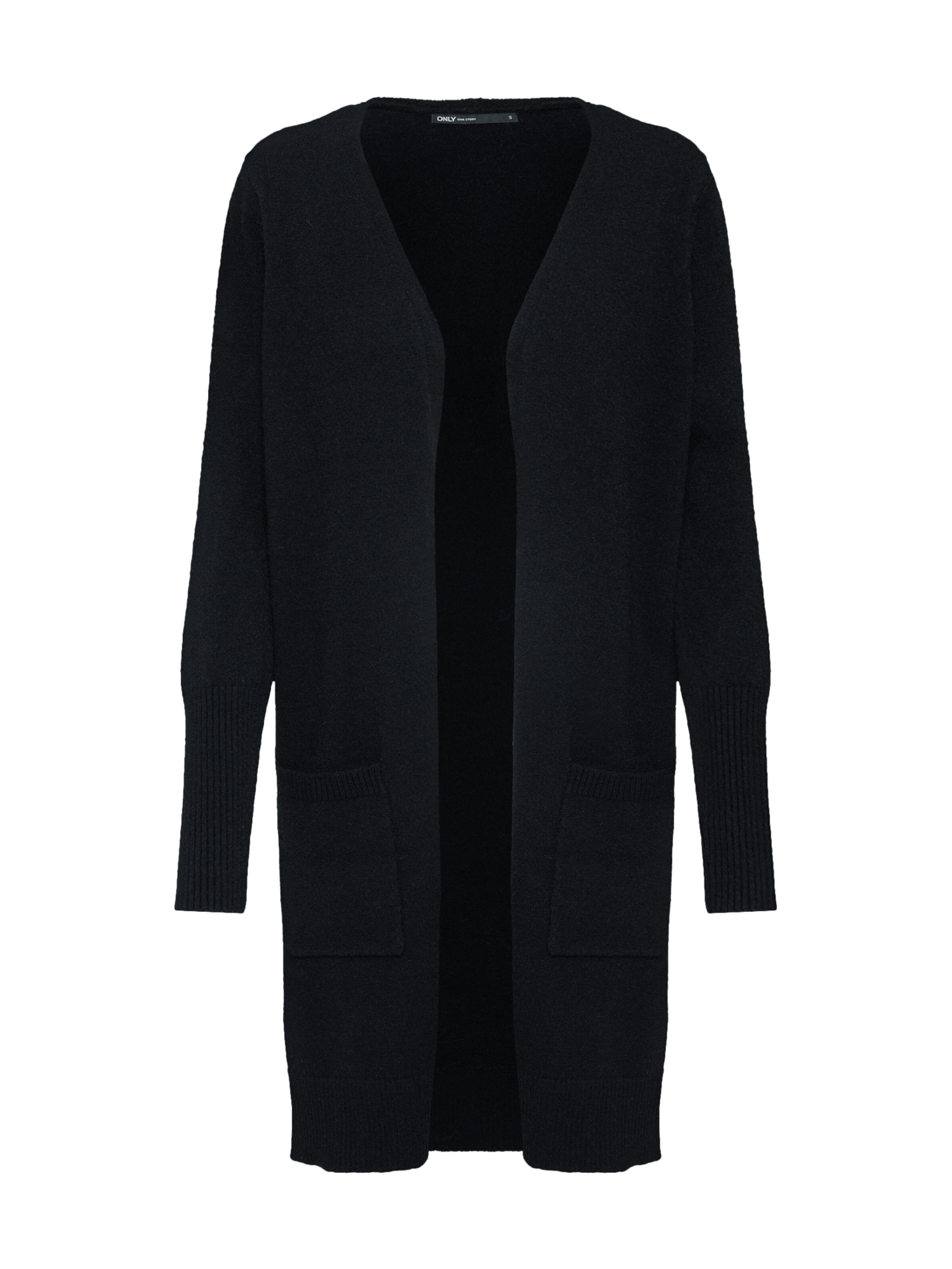 ONLY - Gebreid vest 'ONLRIKKE' in de kleur Zwart