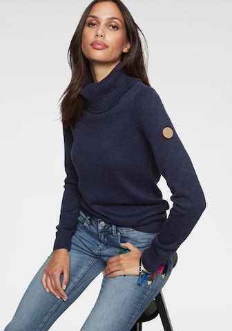 Pull-over heine en bleu : devant