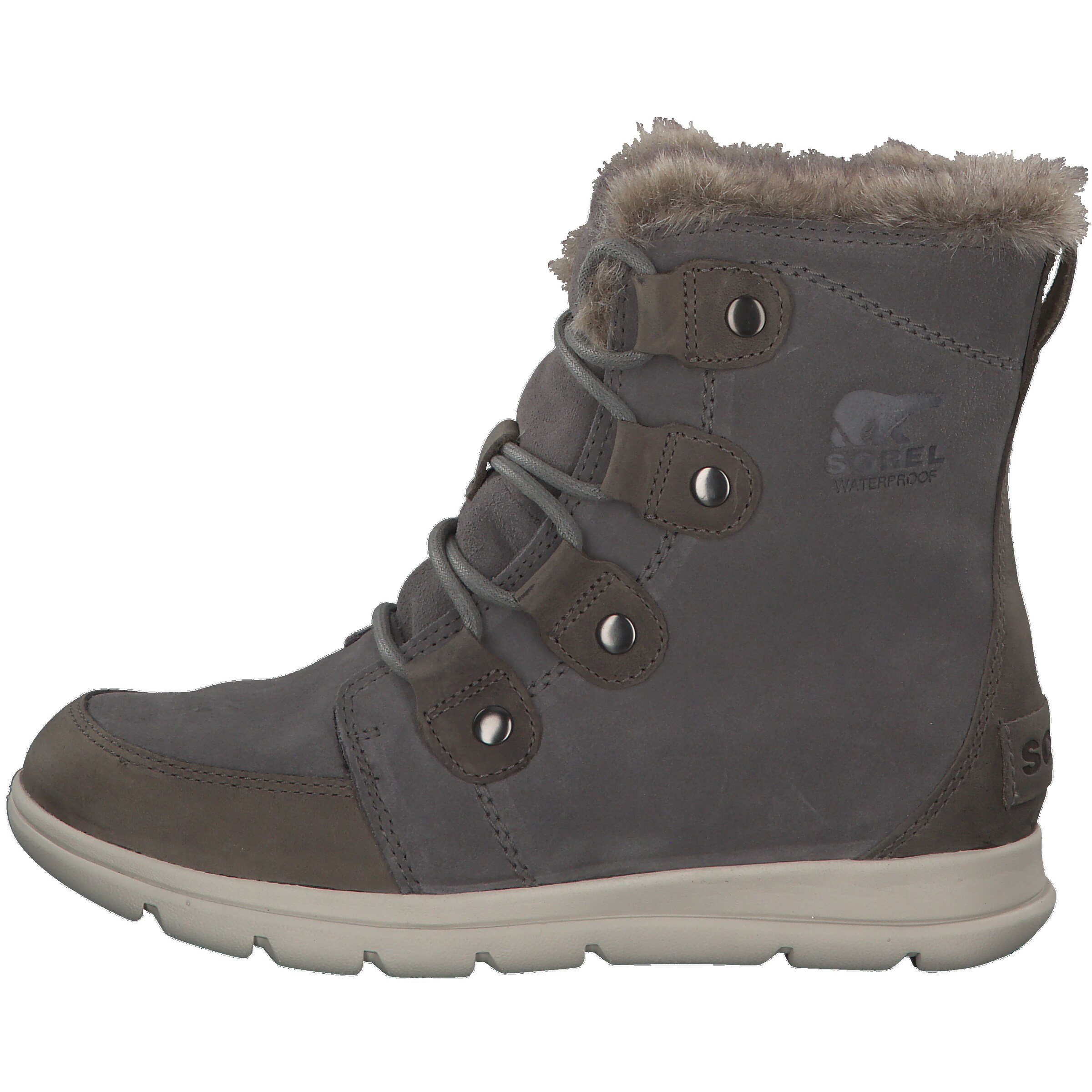 SOREL Snow Boots 'Explorer Joan' in Grey