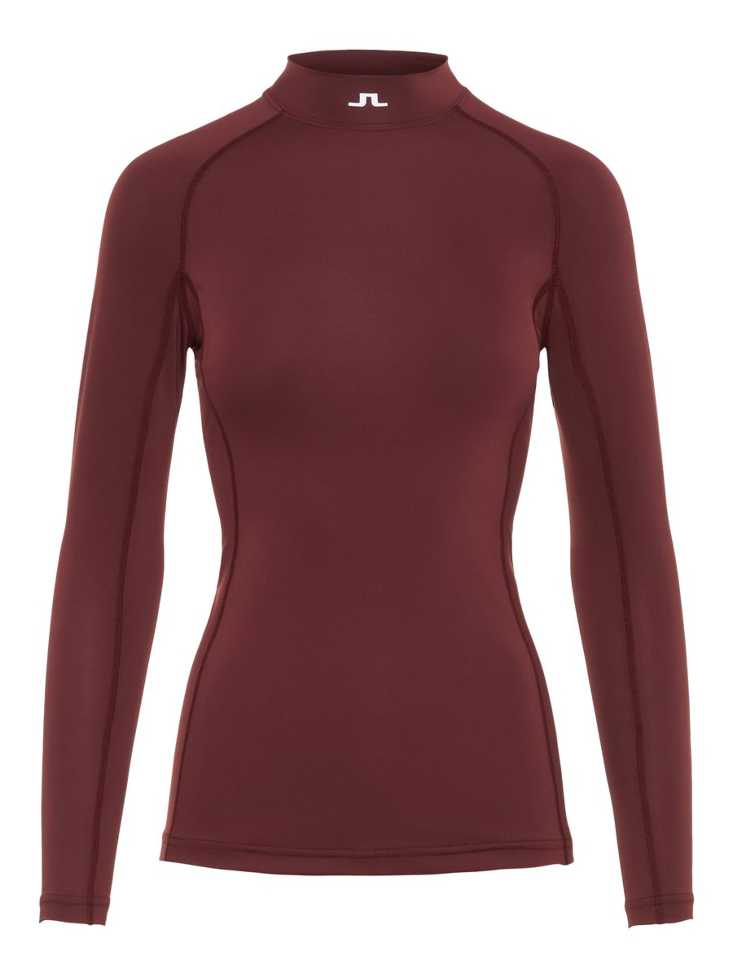 J.Lindeberg - Functioneel shirt 'Åsa Compression ' in de kleur Mokka