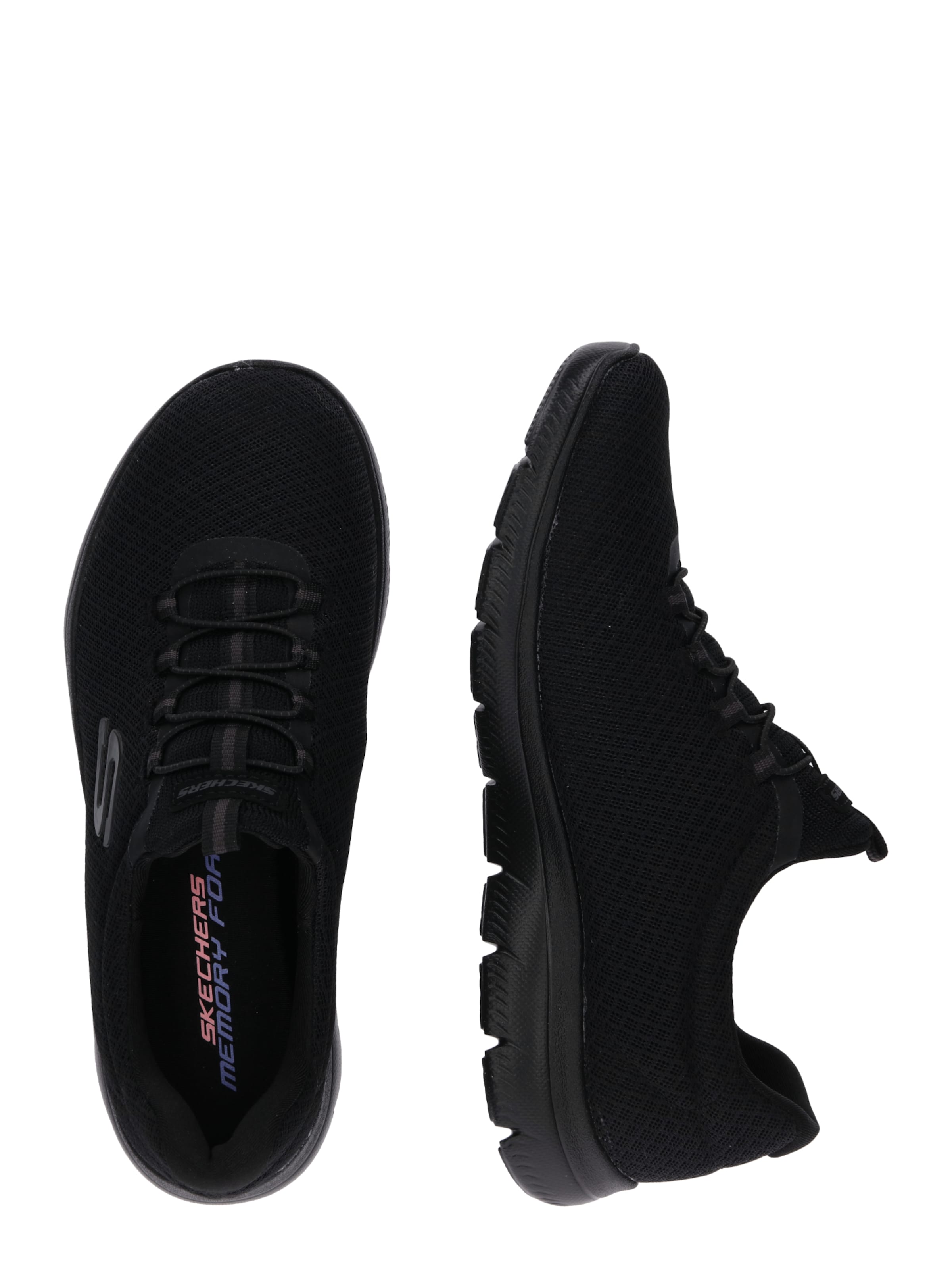 SKECHERS Slip-on obuv 'Summits' - Čierna