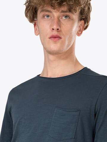 BLEND Shirt 'Nicolai' in Blau