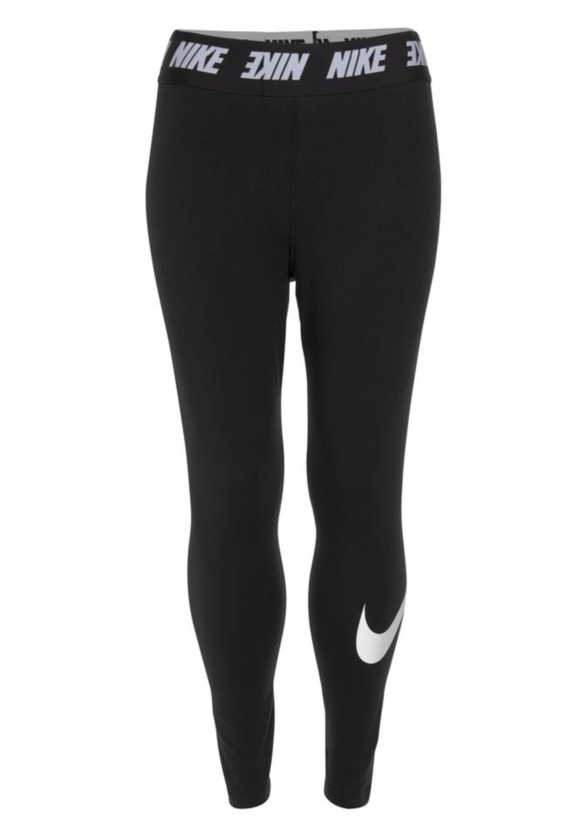 Nike Sportswear - Leggings 'Club HW EXT' in schwarz