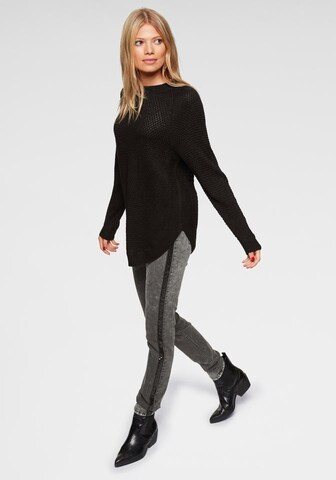 Aniston CASUAL Pullover in Schwarz