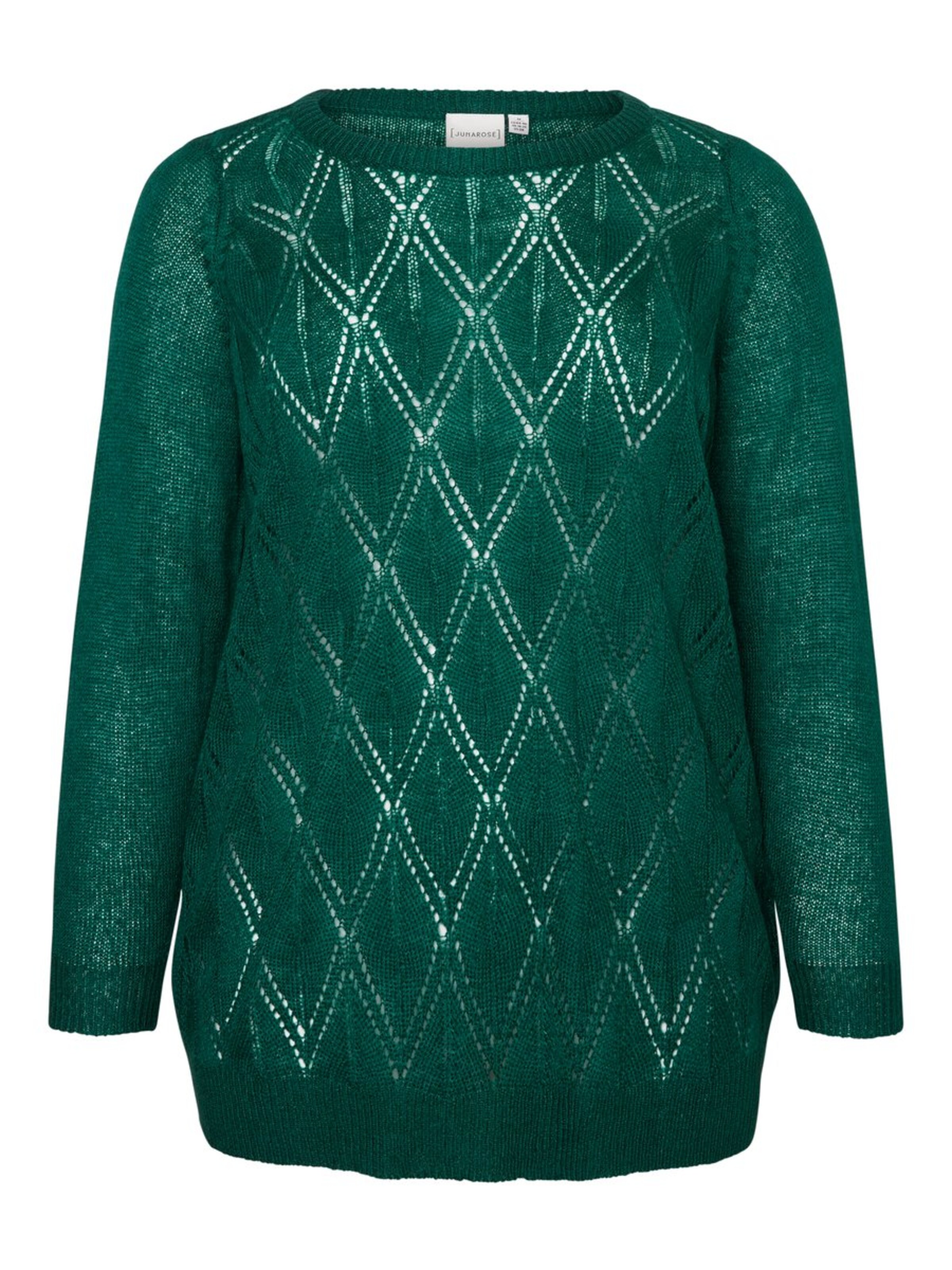 Junarose - Trui in de kleur Grasgroen