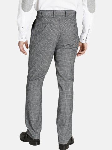 Regular Pantalon à pince 'Duke Gilbert' Charles Colby en gris