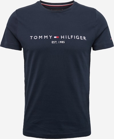 Tricou TOMMY HILFIGER pe albastru închis / roșu / alb, Vizualizare produs