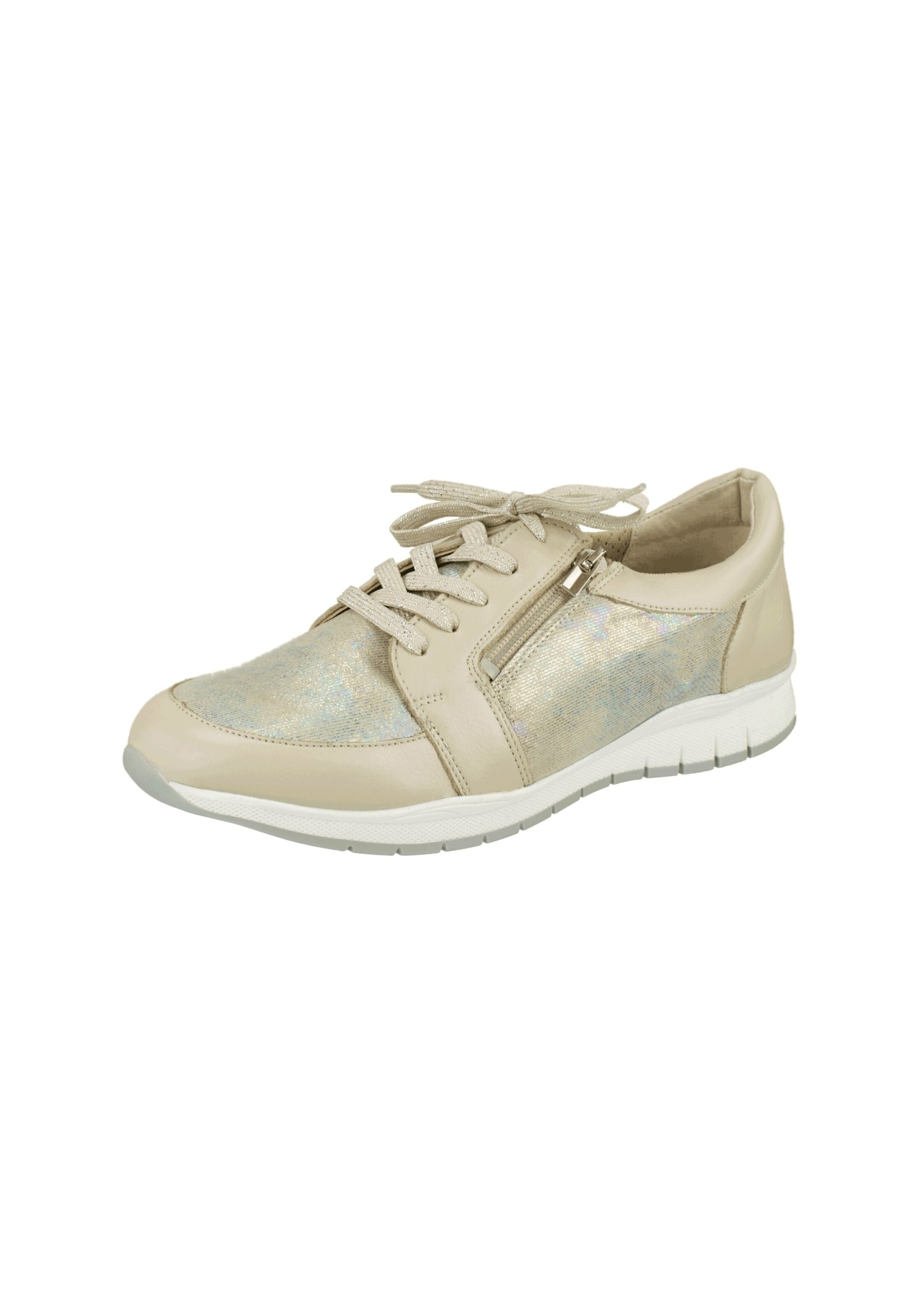 Lei by tessamino Athletic lace-up shoe 'Naara' in Beige: front