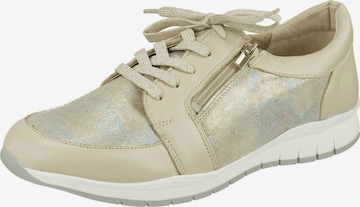 Lei by tessamino Athletic Lace-Up Shoes 'Naara' in Beige: front