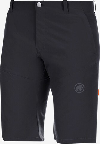 MAMMUT Regular Outdoorbroek 'Runbold' in Zwart: voorkant