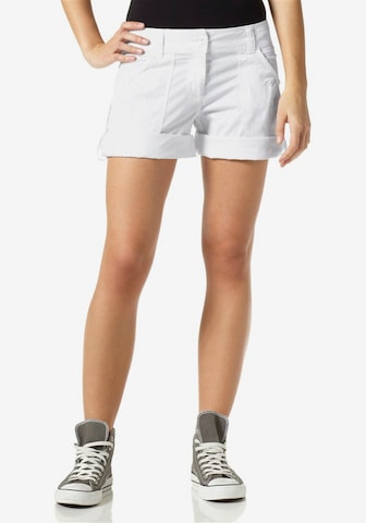 KangaROOS Regular Pants in White: front