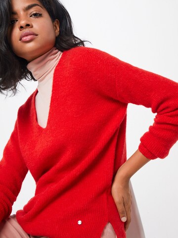 BRAX Sweter 'Lana' w kolorze czerwony