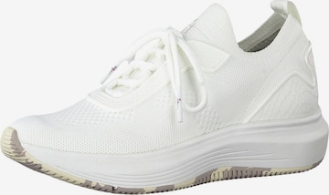 TAMARIS حذاء رياضي بلا رقبة بلون أبيض: الأمام
