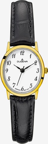 DUGENA Analog Watch in Black: front