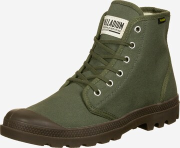 Palladium Sneakers hoog 'Pampa' in Groen: voorkant