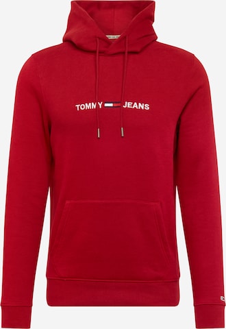 Coupe regular Sweat-shirt Tommy Jeans en rouge : devant