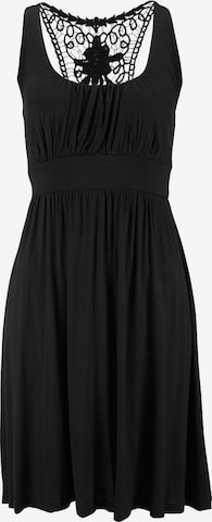 LASCANA Beach Dress in Black: front