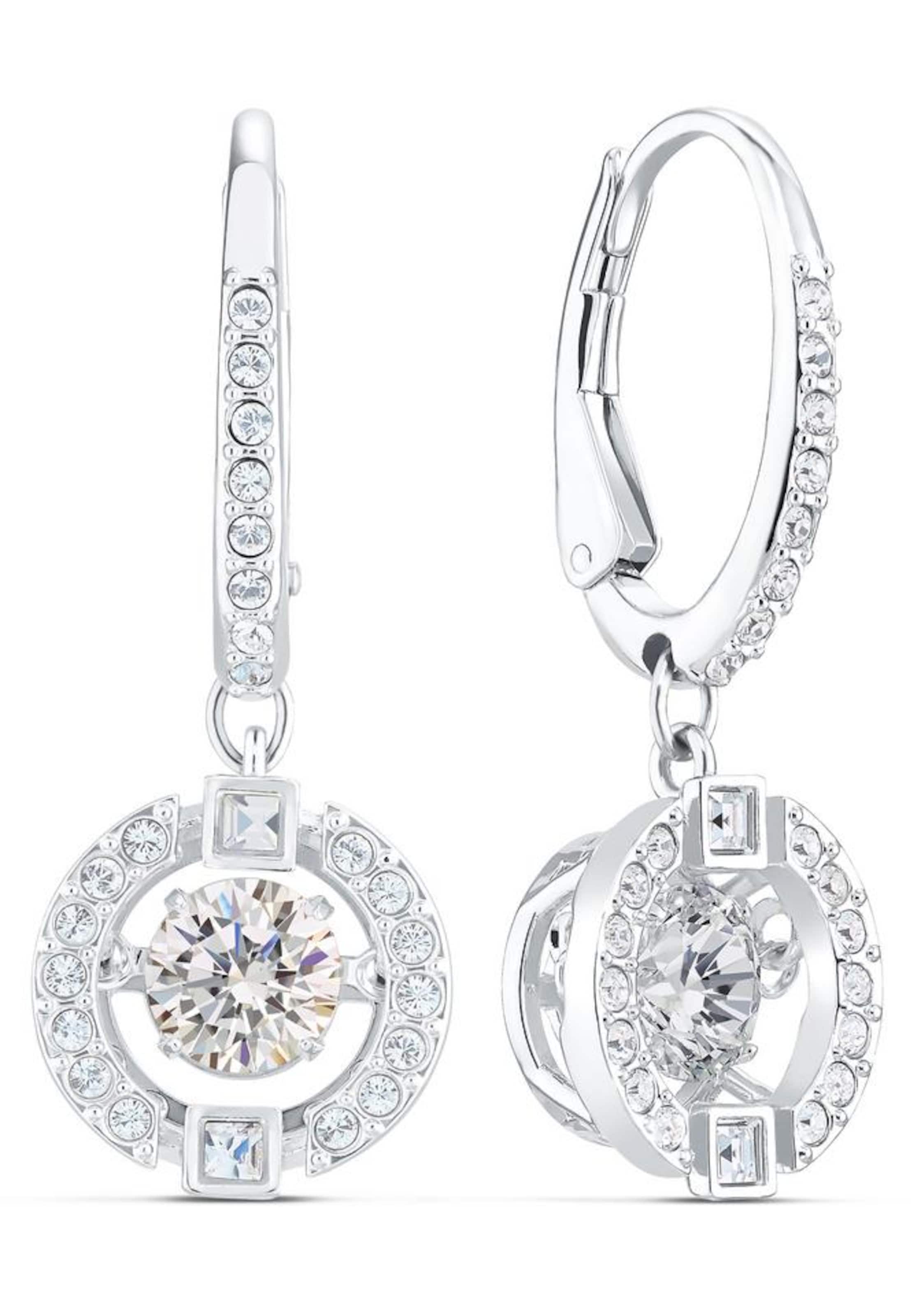 Swarovski Σκουλαρίκια 'Una' σε ασημί