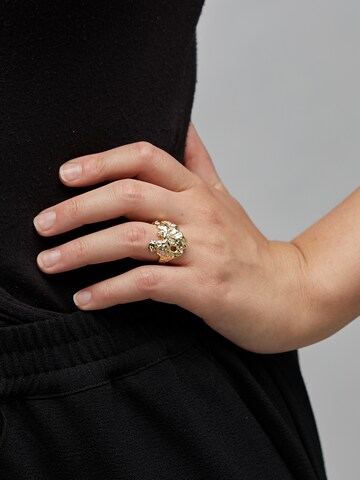 Pilgrim Ring 'Ring Feelings of L.A.' in Gold: front