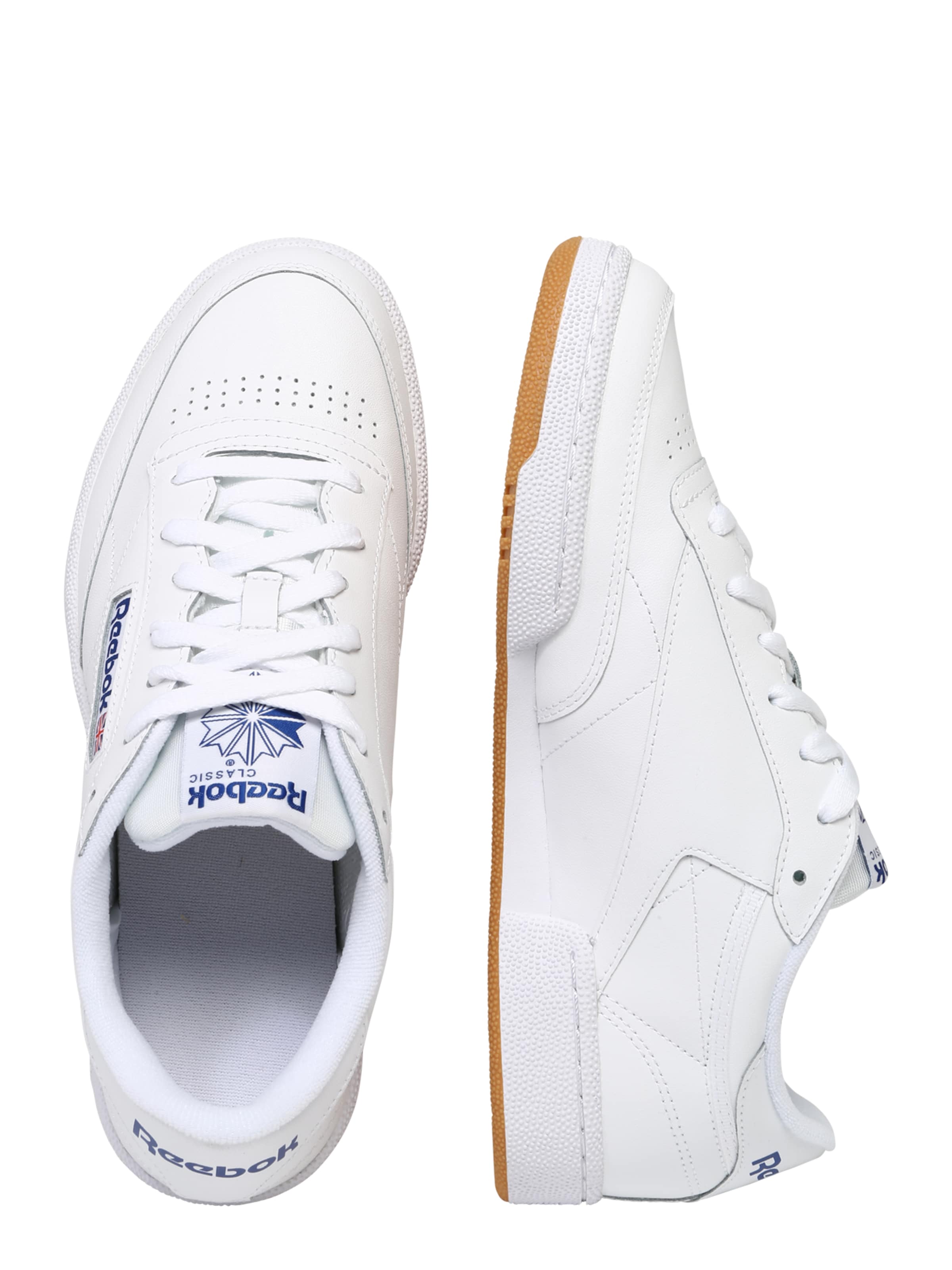 Baskets basses 'Club C 85' Reebok en blanc