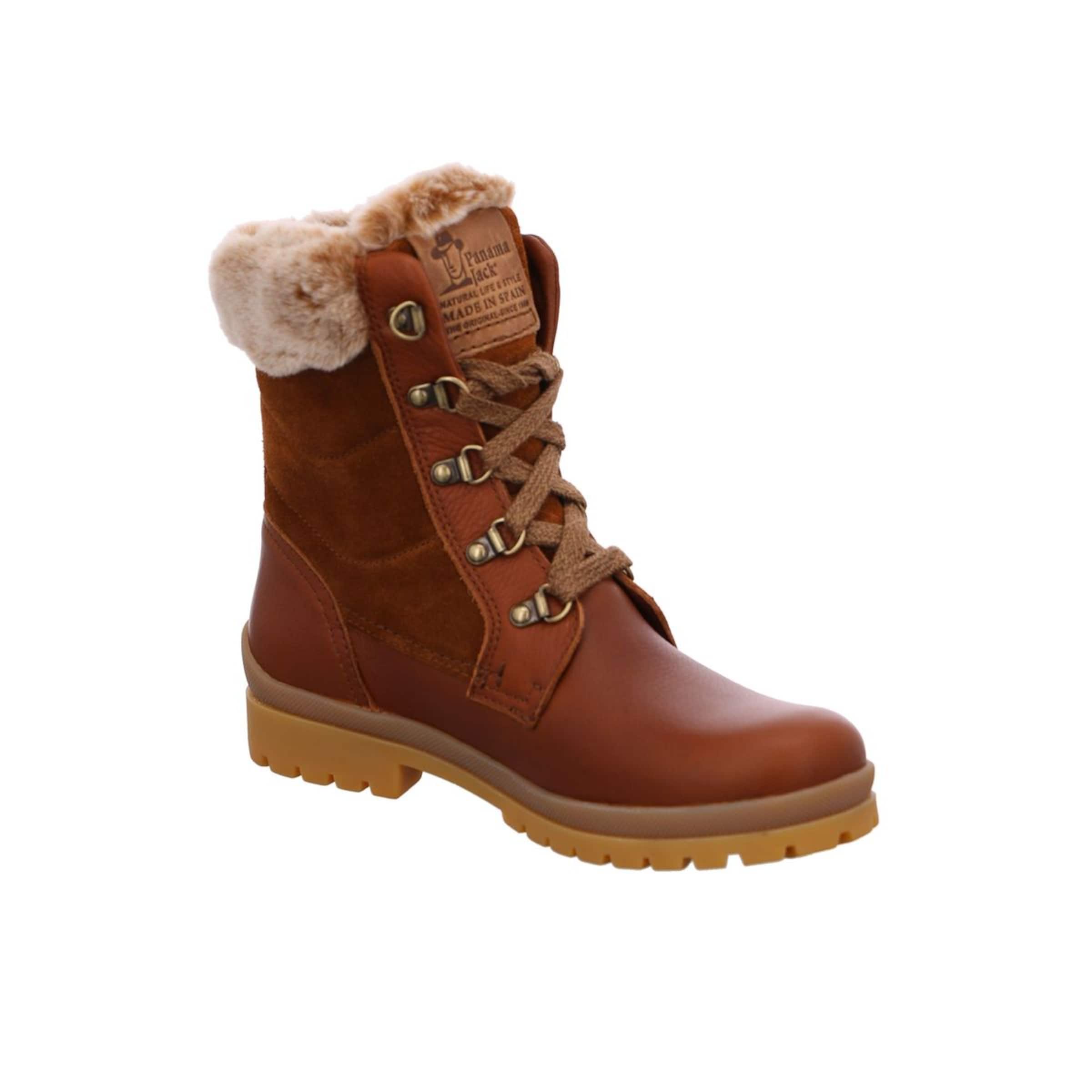 PANAMA JACK Lace-Up Ankle Boots 'Tuscani' in Brown