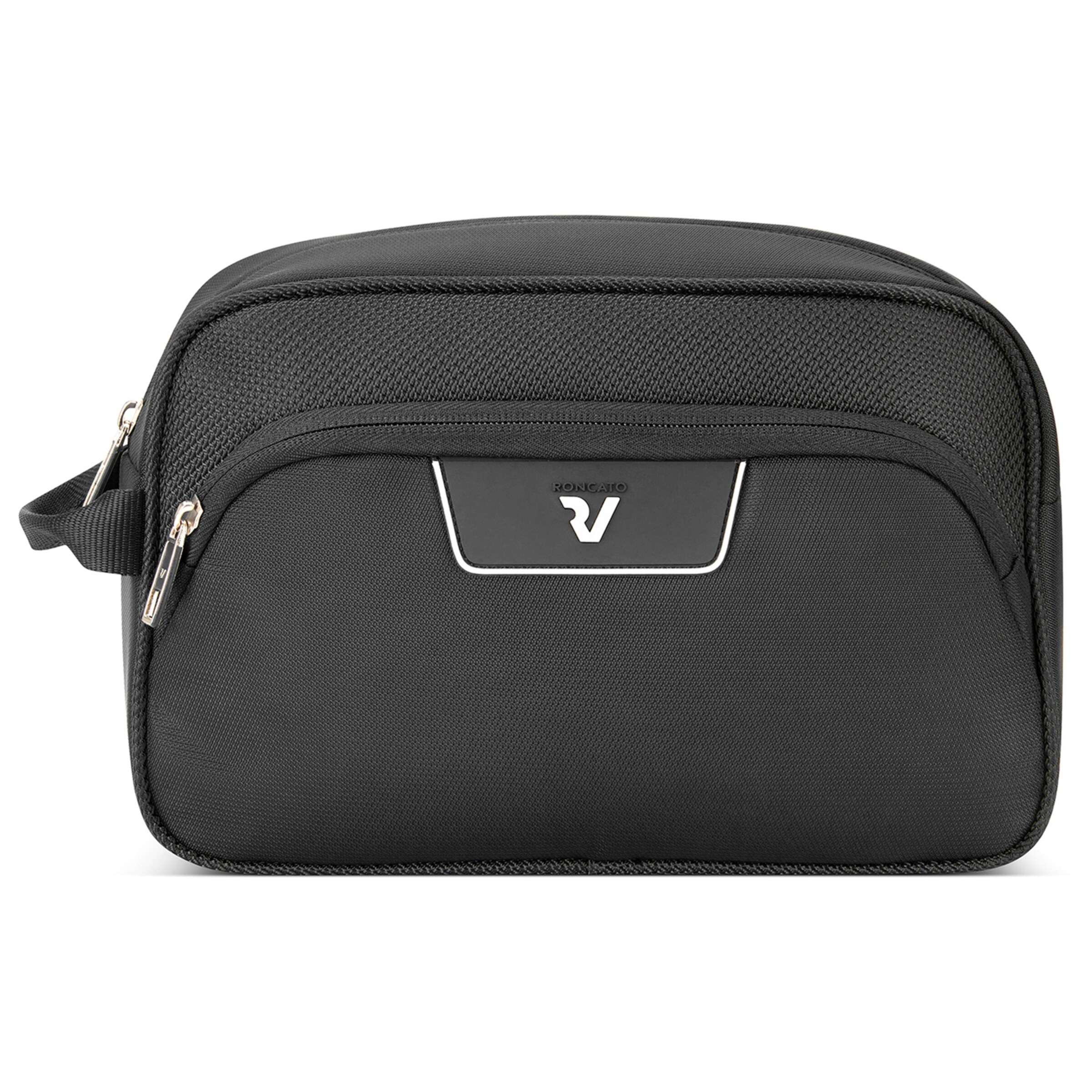 Roncato Kulturbeutel in Schwarz: Vorderseite