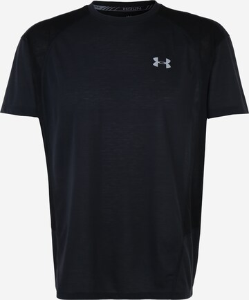 UNDER ARMOUR Funktionsshirt 'Threadborne Swyft' in Schwarz: predná strana