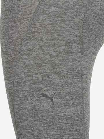 PUMA Skinny Sporthose in Grau