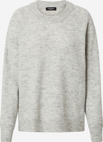 Pullover 'Lulu' di SELECTED FEMME in grigio: frontale