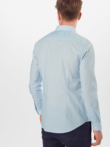BURTON MENSWEAR LONDON Slim fit Overhemd in Blauw