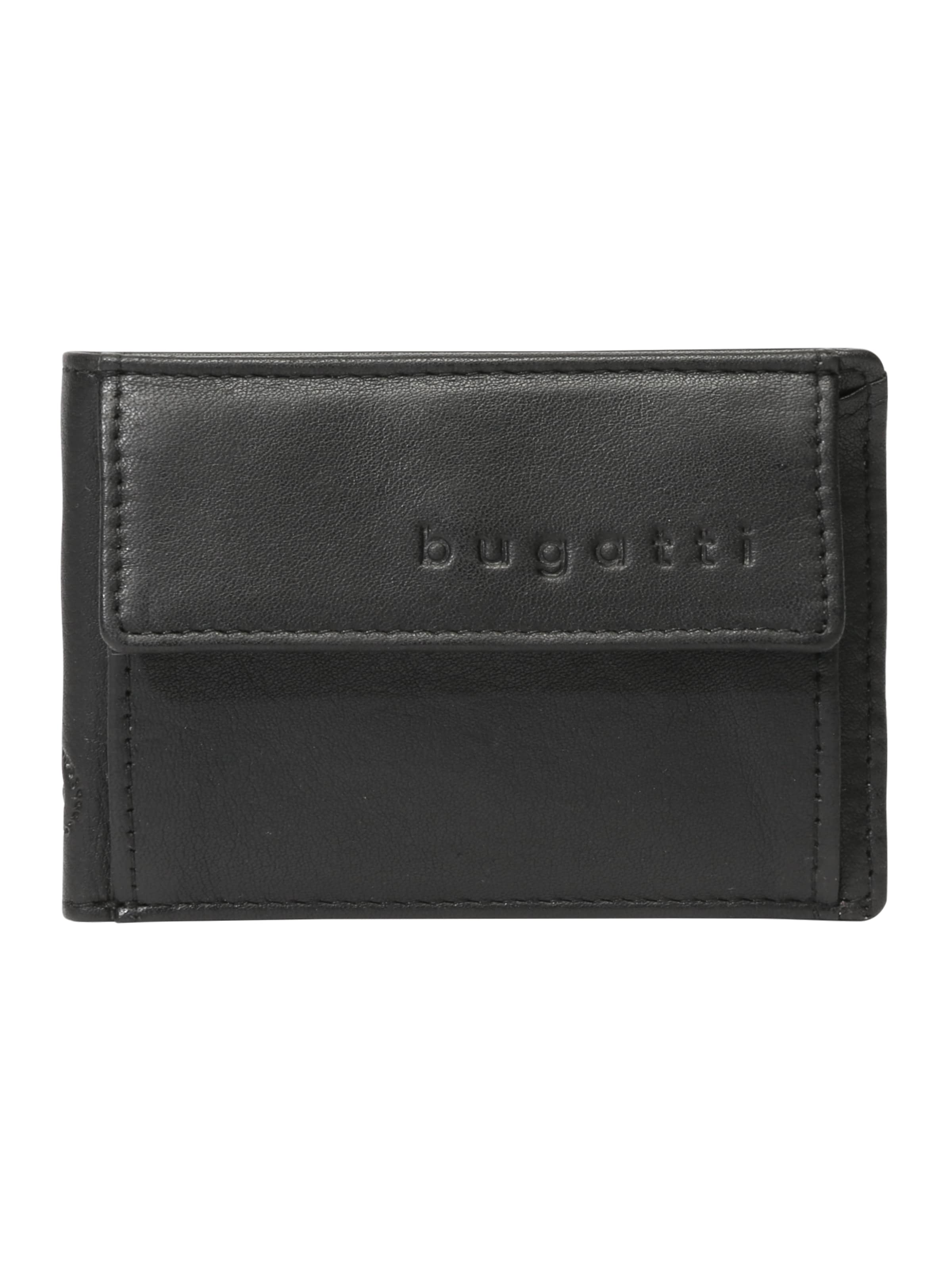 bugatti Geldbörse 'Sempre' in Schwarz: Vorderseite
