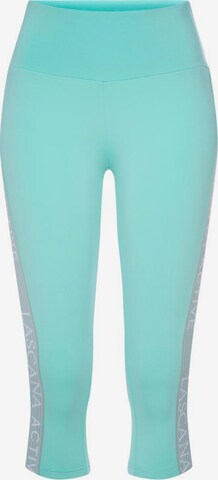 LASCANA ACTIVE Skinny Workout Pants in Blue: front