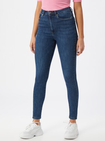 VERO MODA Skinny Jeans 'Loa' in Blauw: voorkant