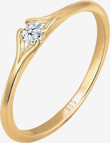 Elli DIAMONDS Ring in Goud: voorkant