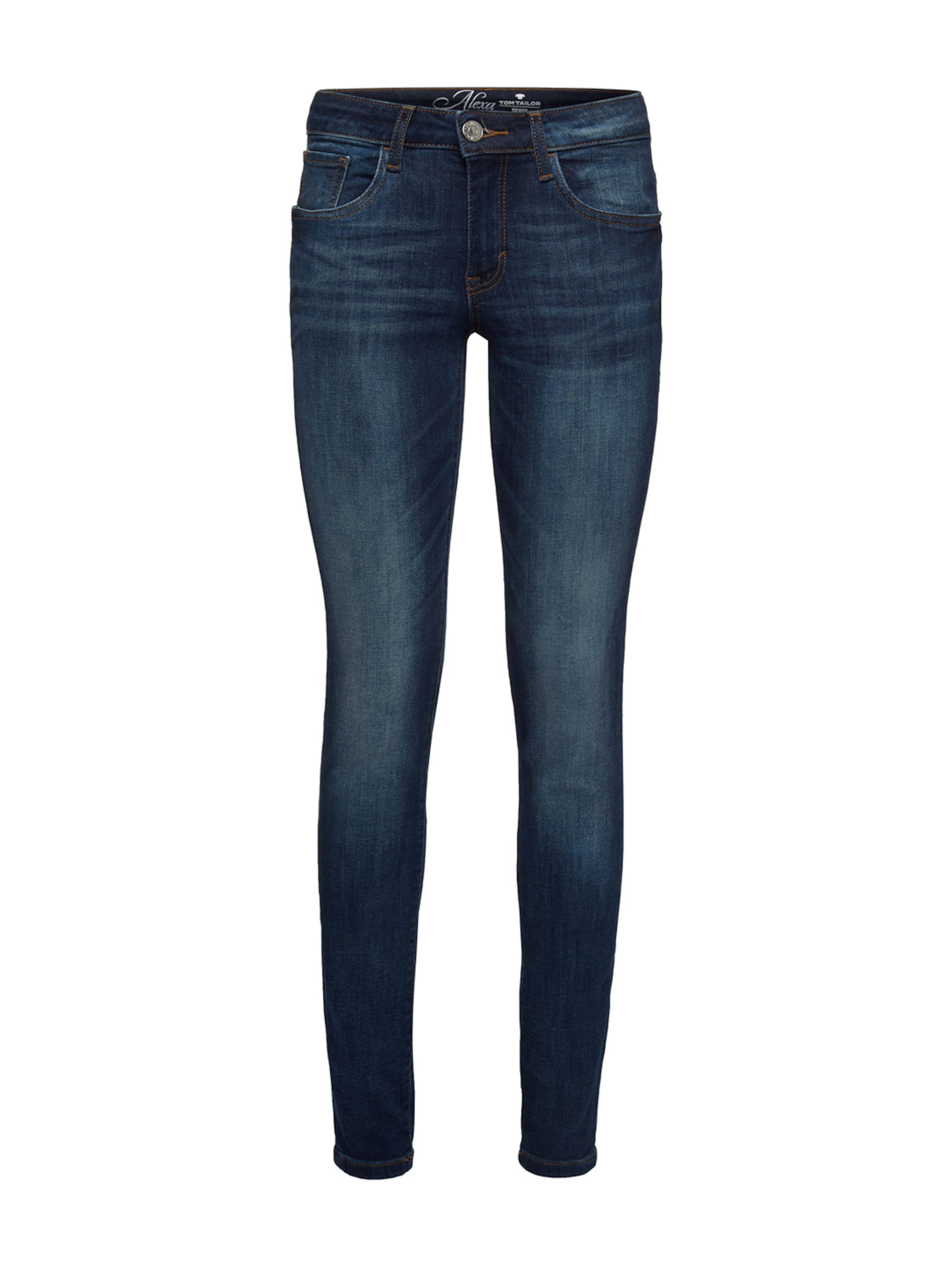 TOM TAILOR Skinny Fit Дънки 'Alexa' в синьо: отпред