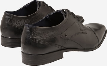 Pantofi cu șireturi de la bugatti pe negru