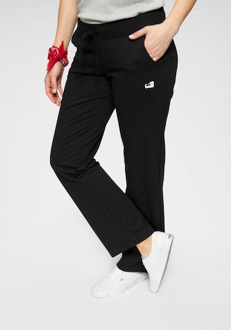 OCEAN SPORTSWEAR Regular Workout Pants in Black: front