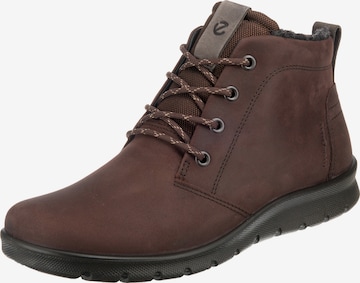 ECCO Lace-Up Ankle Boots 'Babett Boot' in Brown: front