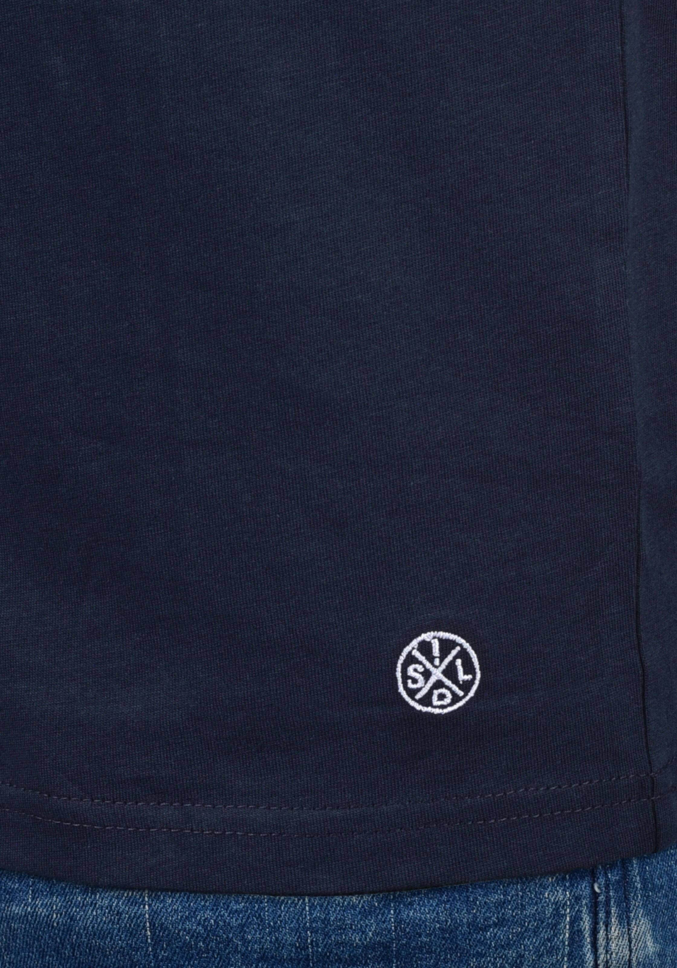 !Solid Shirt 'Sascha' in Blau