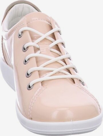 Chaussure de sport à lacets 'Soft 2.0' ECCO en rose