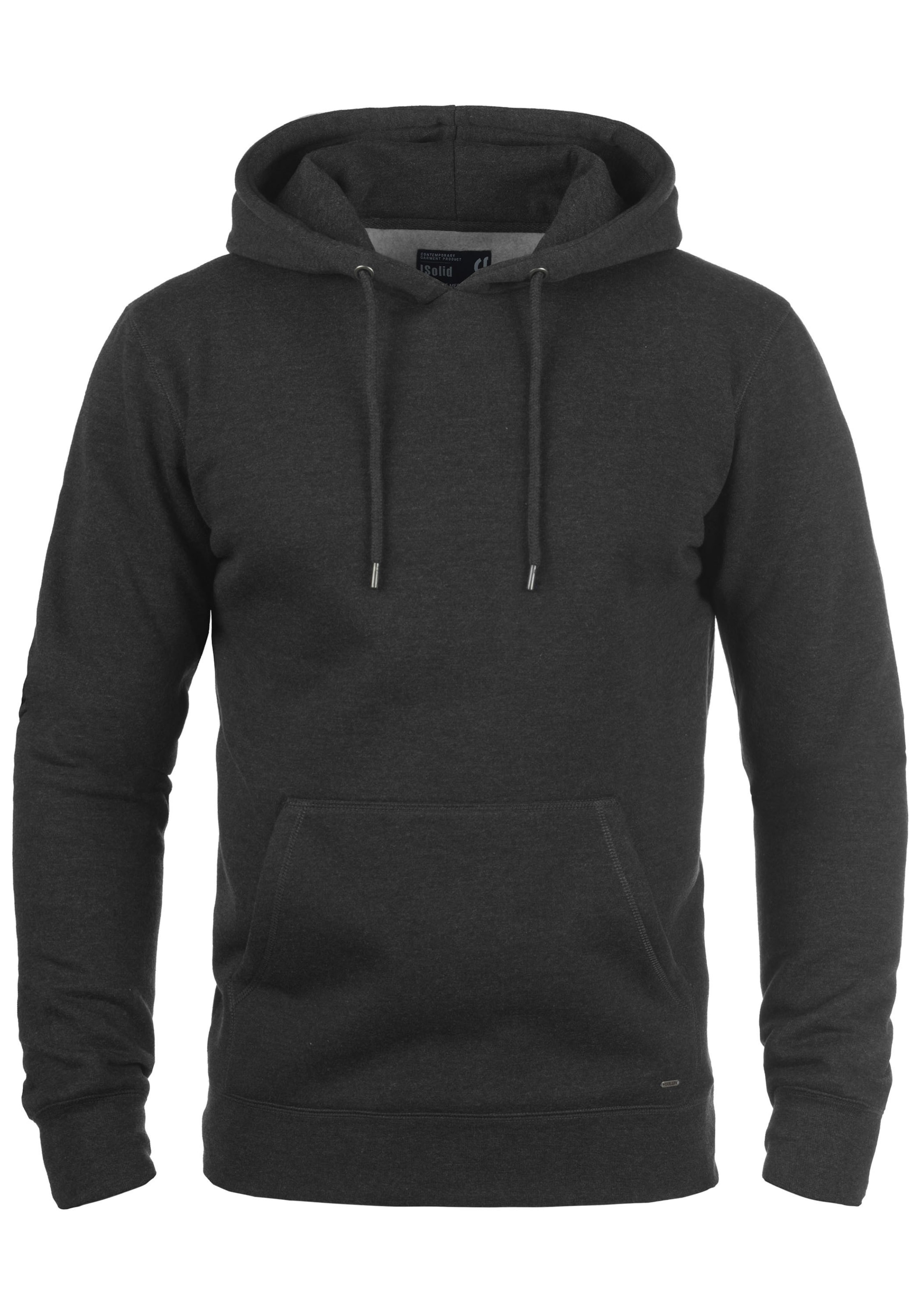 Sweat-shirt 'Bert' !Solid en gris : devant